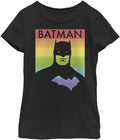 DC Comics Warner Bros Unisex Child Batman Batsy Rainbow Girls Short Sleeve Tee T Shirt Black X Small US T Shirt Viral Ti