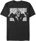 Warner Bros Men s Batman Haha Clown Short Sleeve Tee Shirt Black Large T Shirt Comfort Fit Fan Favorite