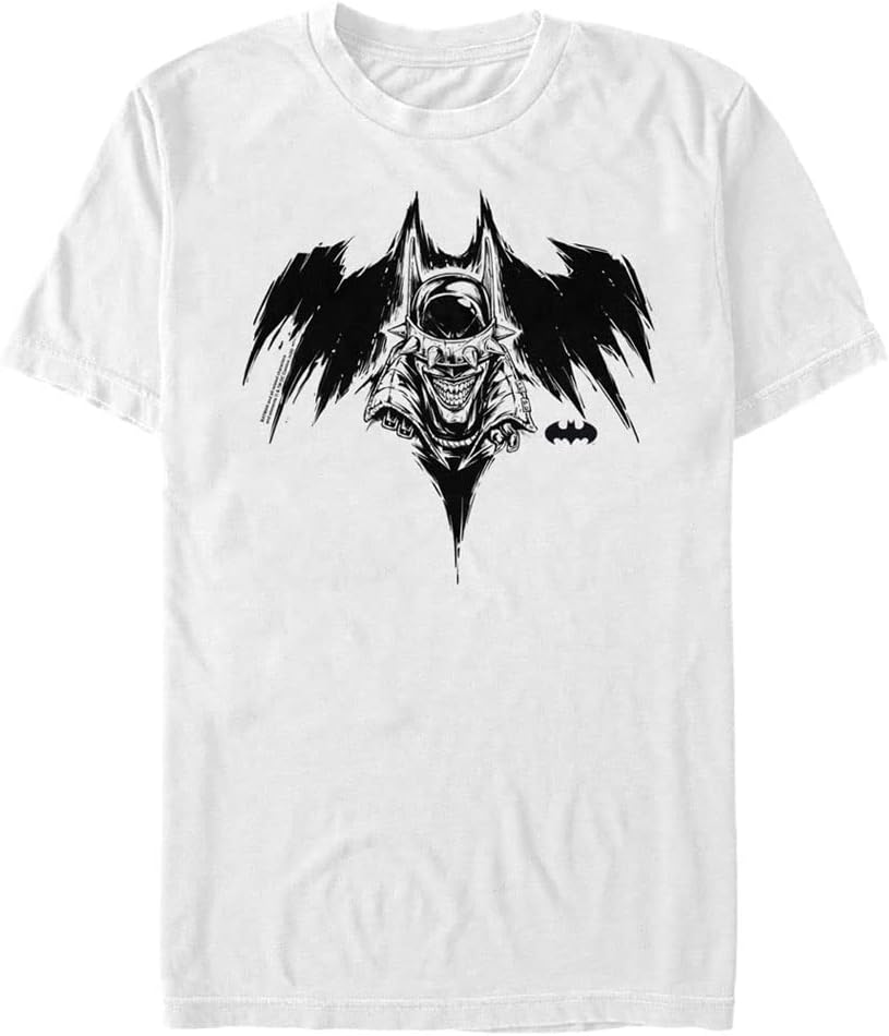 DC Comics Men s Big Tall Relaxed Fit Short Sleeve Crew Neck T Shirt with Letter Print T Shirt Premium Print Fan Favorite