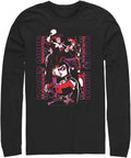 Harry Potter Batman Harley Triple Threat Men s Tops Long Sleeve Tee Shirt Long Sleeve T Shirt Trending US Everyday Wear