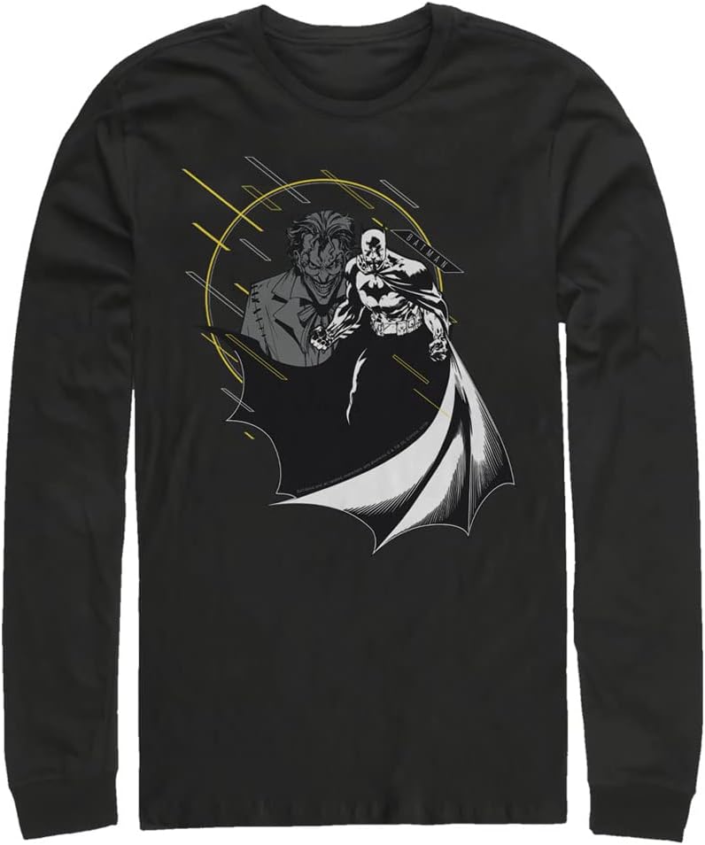 WARNER BROS Men s Long Sleeve Crew Neck Tee Shirt Long Sleeve T Shirt High Search Demand Best Seller Look