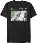 Warner Brothers Batman Kanji Killer Croc Men s Tops Short Sleeve Tee Shirt Black T Shirt Trending US Hot Right Now