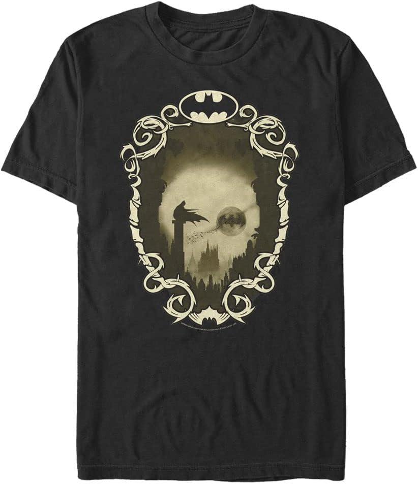 DC Comics Big Tall Batman Mirror Men s Tops Short Sleeve Tee Shirt T Shirt Comfort Fit Best Seller Look