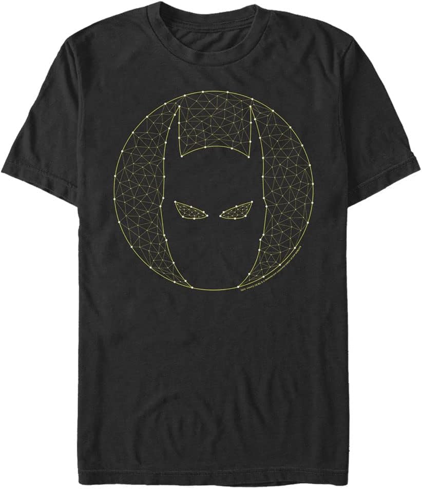 DC Comics Batman Geometric Moon Outline Men s Tops Short Sleeve Tee Shirt T Shirt Streetwear Style Gift Ready