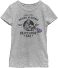 DC Comics Warner Bros Mens Batman Heavy Weight Dad Girls Short Sleeve Tee T Shirt Athletic Heather Large US T Shirt Stre