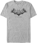 WARNER BROS Batman City Fill Men s Tops Short Sleeve Tee Shirt T Shirt Trending US US Top Pick