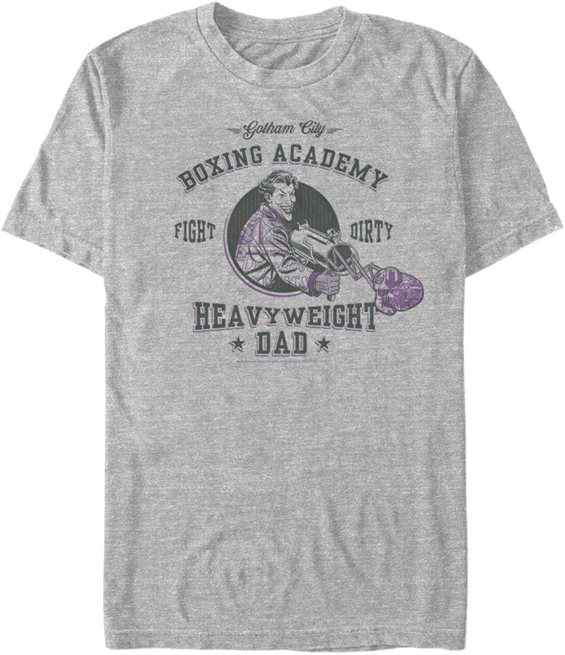 Warner Brothers Batman Heavy Weight Dad Men s Tops Short Sleeve Tee Shirt Athletic Heather T Shirt Trending US Hot Right