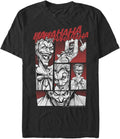 DC Comics Big Tall Batman Joker Comic Panels Men s Tops Short Sleeve Tee Shirt Black 3X Large T Shirt Streetwear Style B