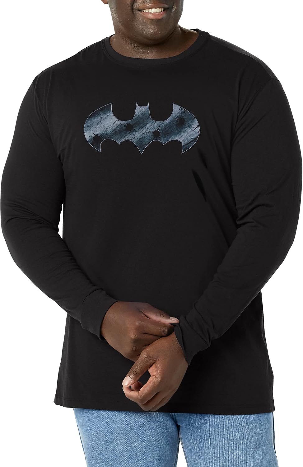 DC Comics Men s Battle Scarred Batman Short Sleeve Tee Shirt T Shirt Streetwear Style US Top Pick