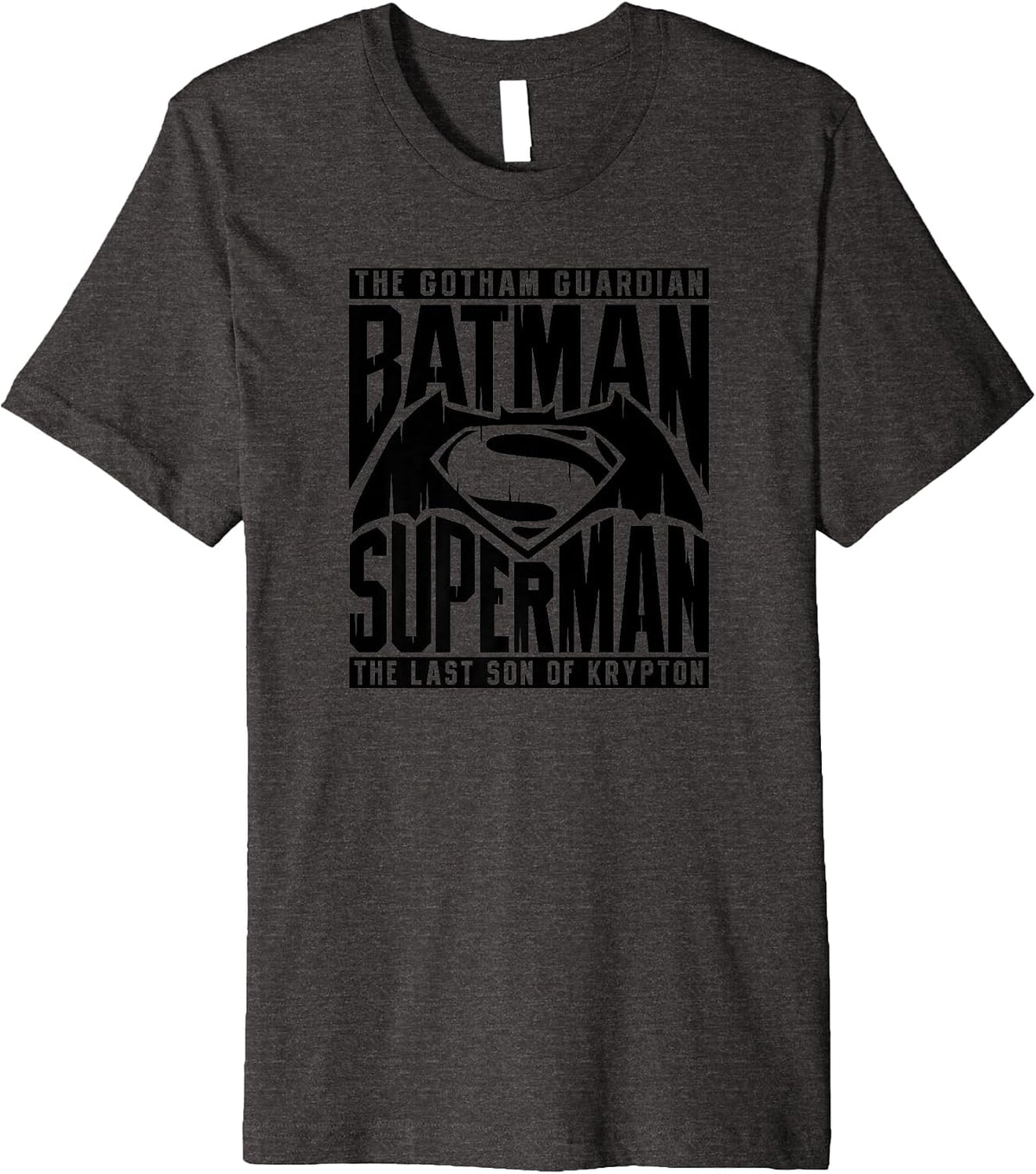 Batman v Superman Title Fight Premium T Shirt T Shirt Comfort Fit Fan Favorite