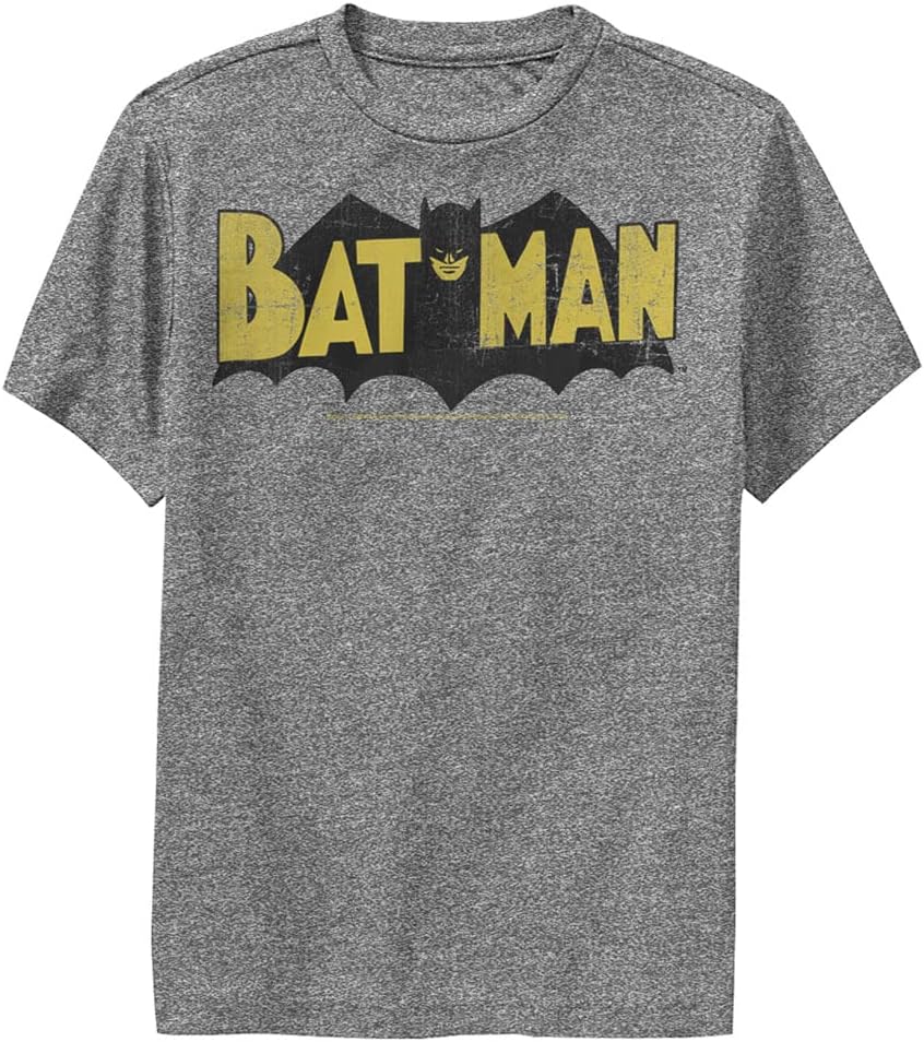 DC Comics Batman Force of Good Boys Short Sleeve Tee Shirt Charcoal Heather X Large T Shirt Premium Print Everyday Wear