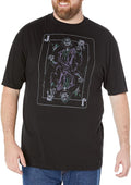 DC Comics Mens Batman Jokers Wild Tops Short Sleeve Tee T Shirt Black 5X Large Big Tall US T Shirt High Search Demand Be