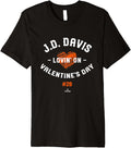 JD Davis Lovin' On Valentine's Day New York Baseball Player Premium Apparel | US Viral Style