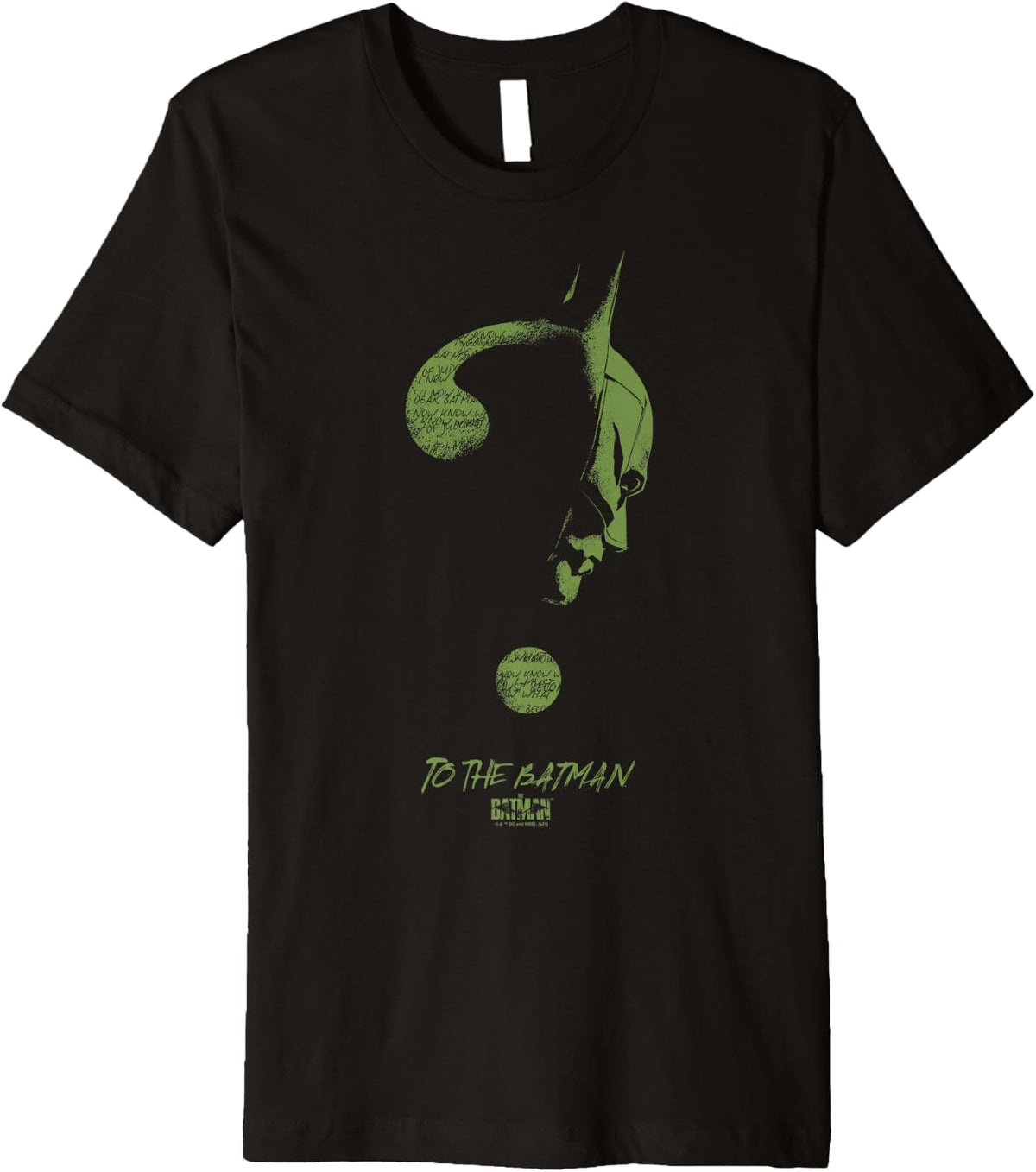 The Batman The Riddler Split Design To The Batman Logo Premium Apparel Streetwear Style Best Seller Look