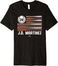 Baseball American Flag J.D. Martinez New York Baseball MLBPA Premium Apparel | Premium Quality