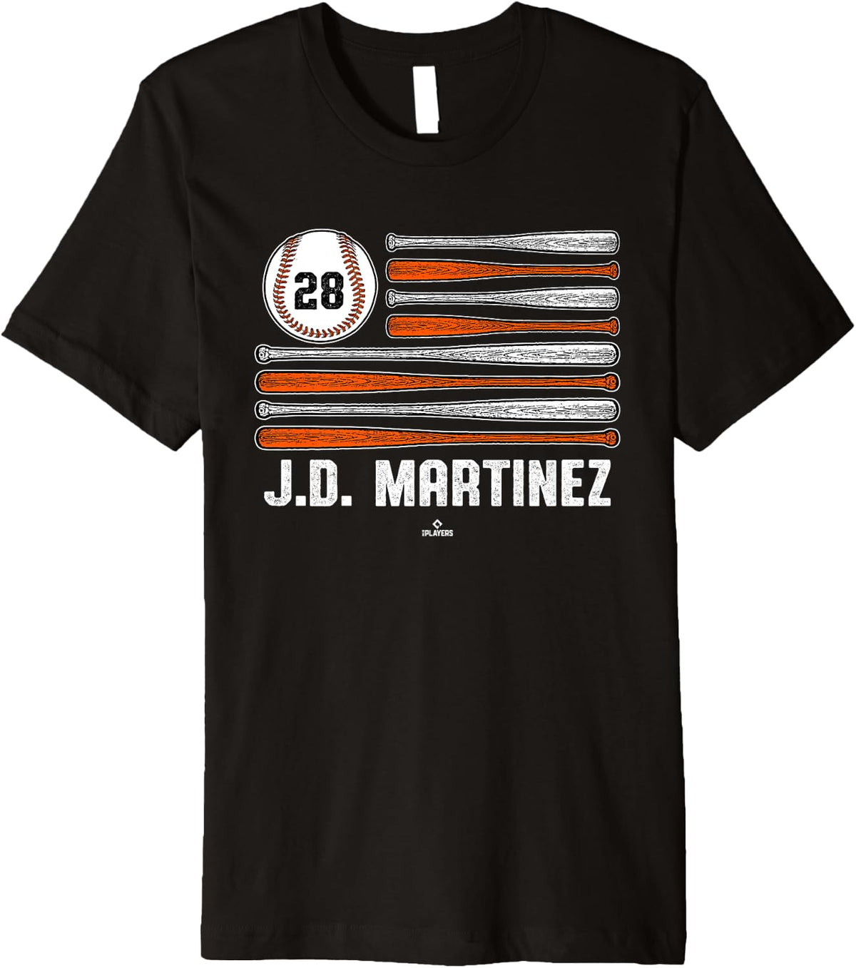 Baseball American Flag J.D. Martinez New York Baseball MLBPA Premium Apparel | Premium Quality