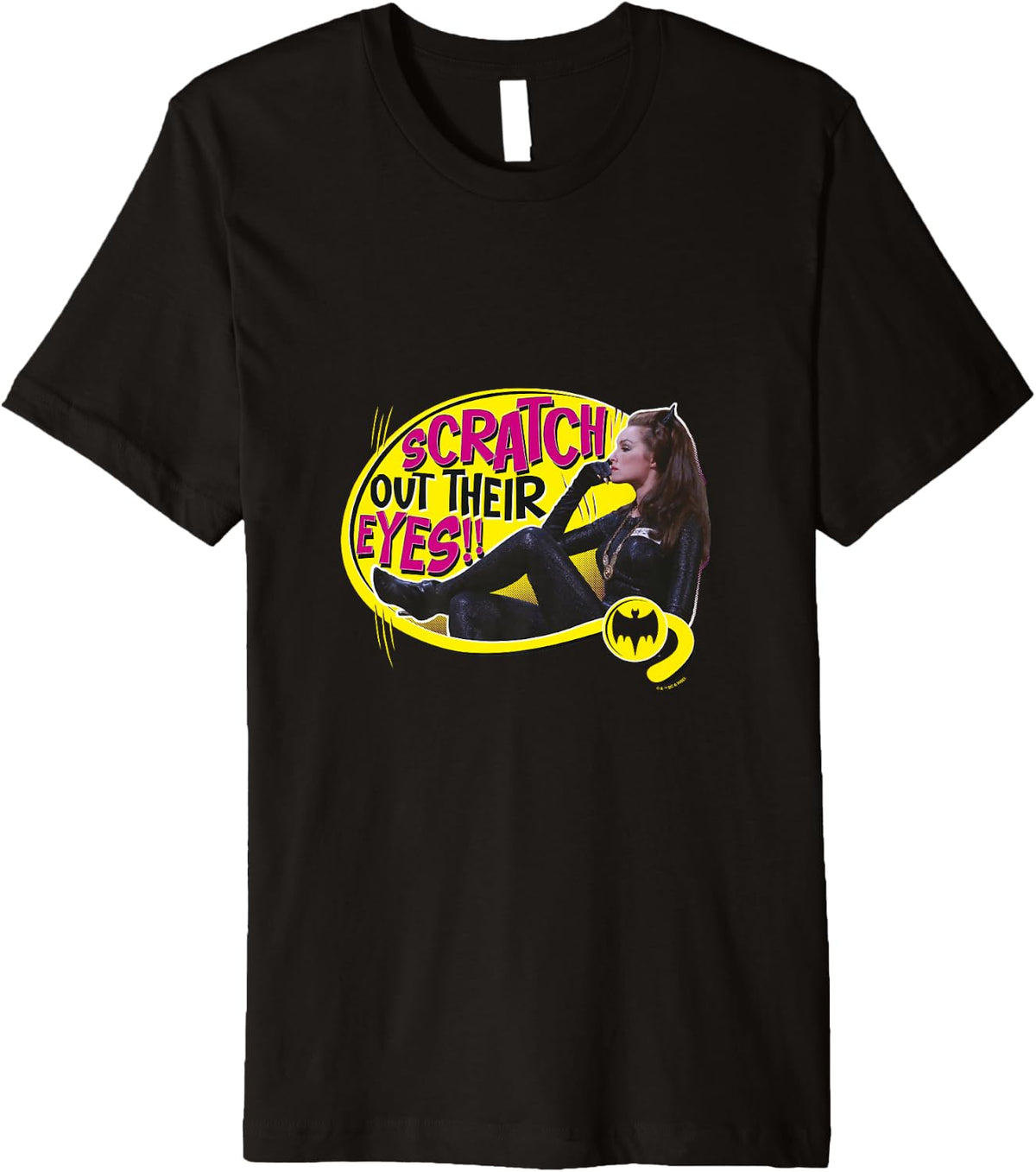 Batman TV Show Scratch Out Their Eyes Catwoman Retro Premium Apparel Comfort Fit Hot Right Now