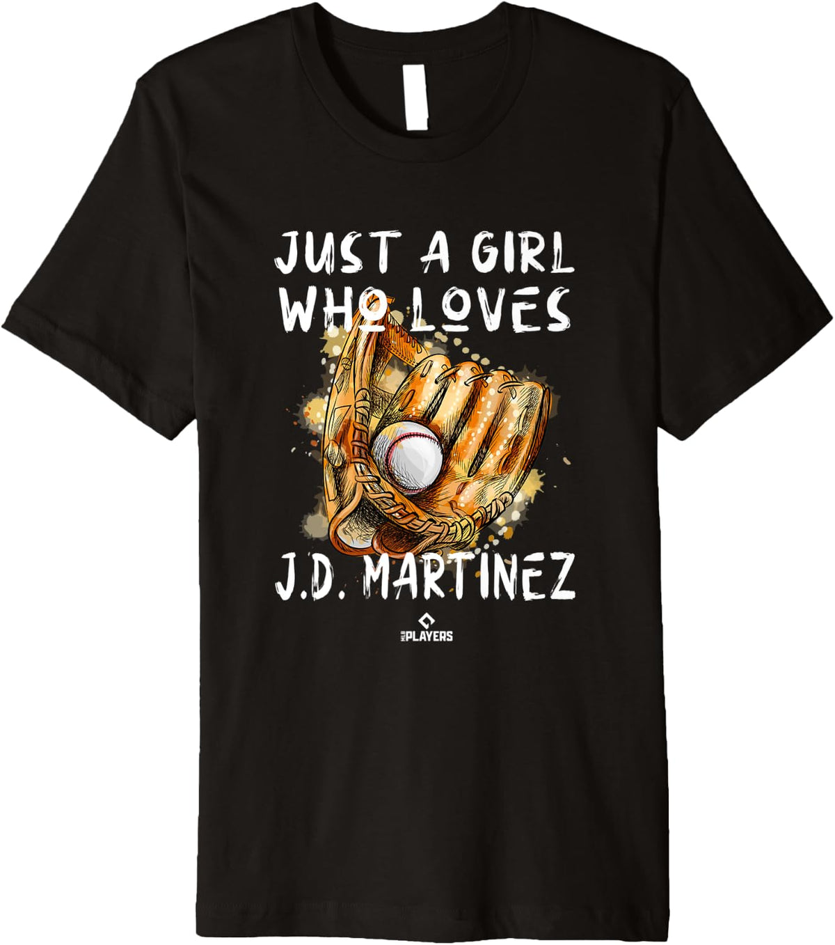 A Girl Who Loves JD Martinez Boston MLBPA Baseball Player Premium Apparel | Best Seller Pick