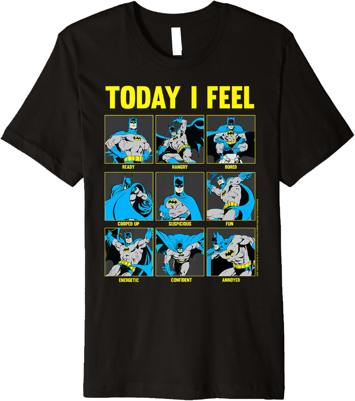 DC Comics Batman Today I Feel Emotional Box Up Premium Apparel Premium Print Hot Right Now