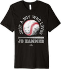 Boy Who Loves JD Hammer Prospect Baseball Fan Gear Premium Apparel | Trending 2025