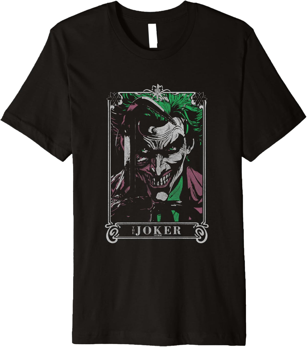 DC Comics Batman The Joker Tarot Card Vintage Portrait Premium Apparel High Search Demand Best Seller Look