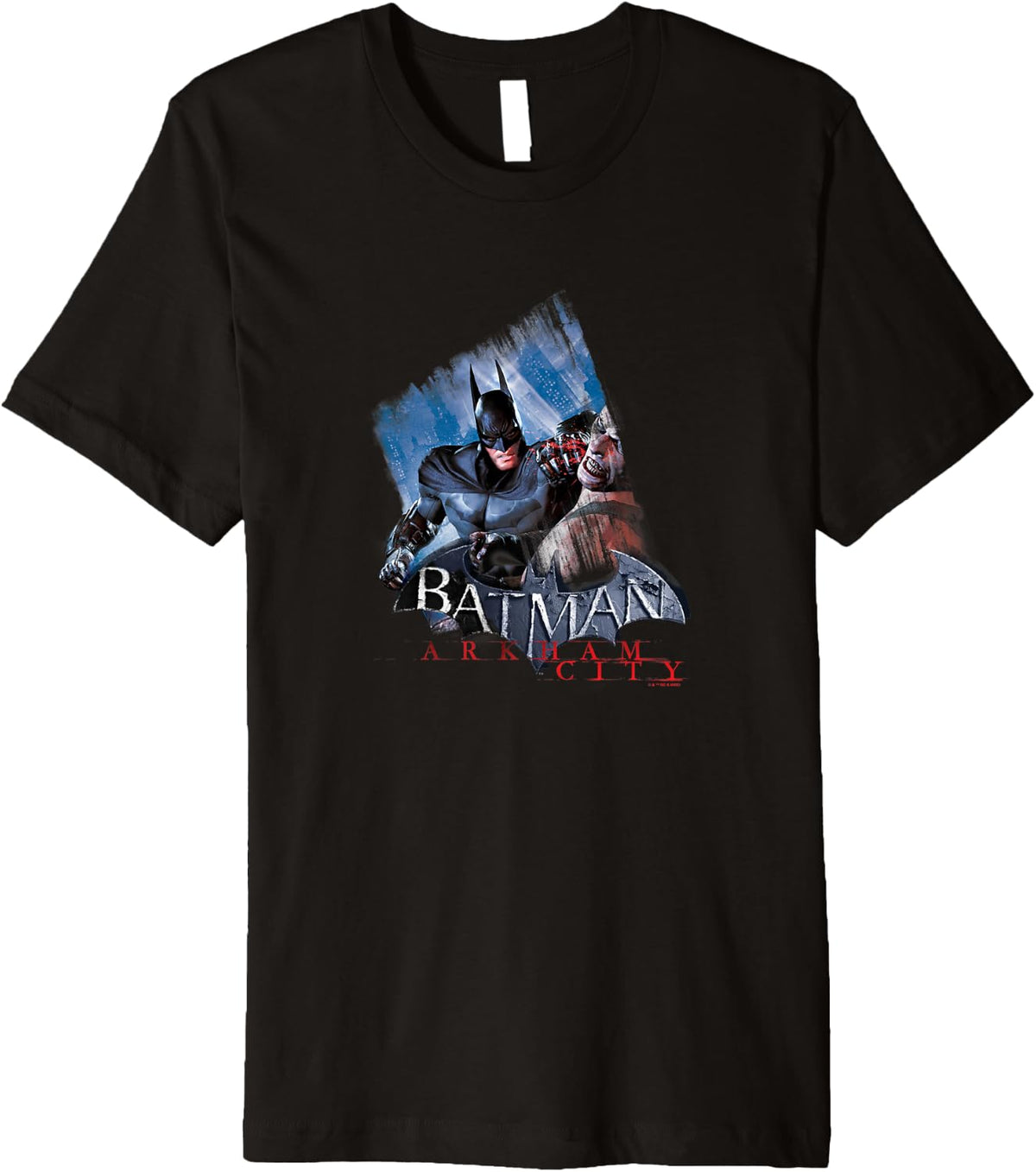 Batman Arkham City Dark Knight Villainous Punch Distressed Premium Apparel Streetwear Style Hot Right Now
