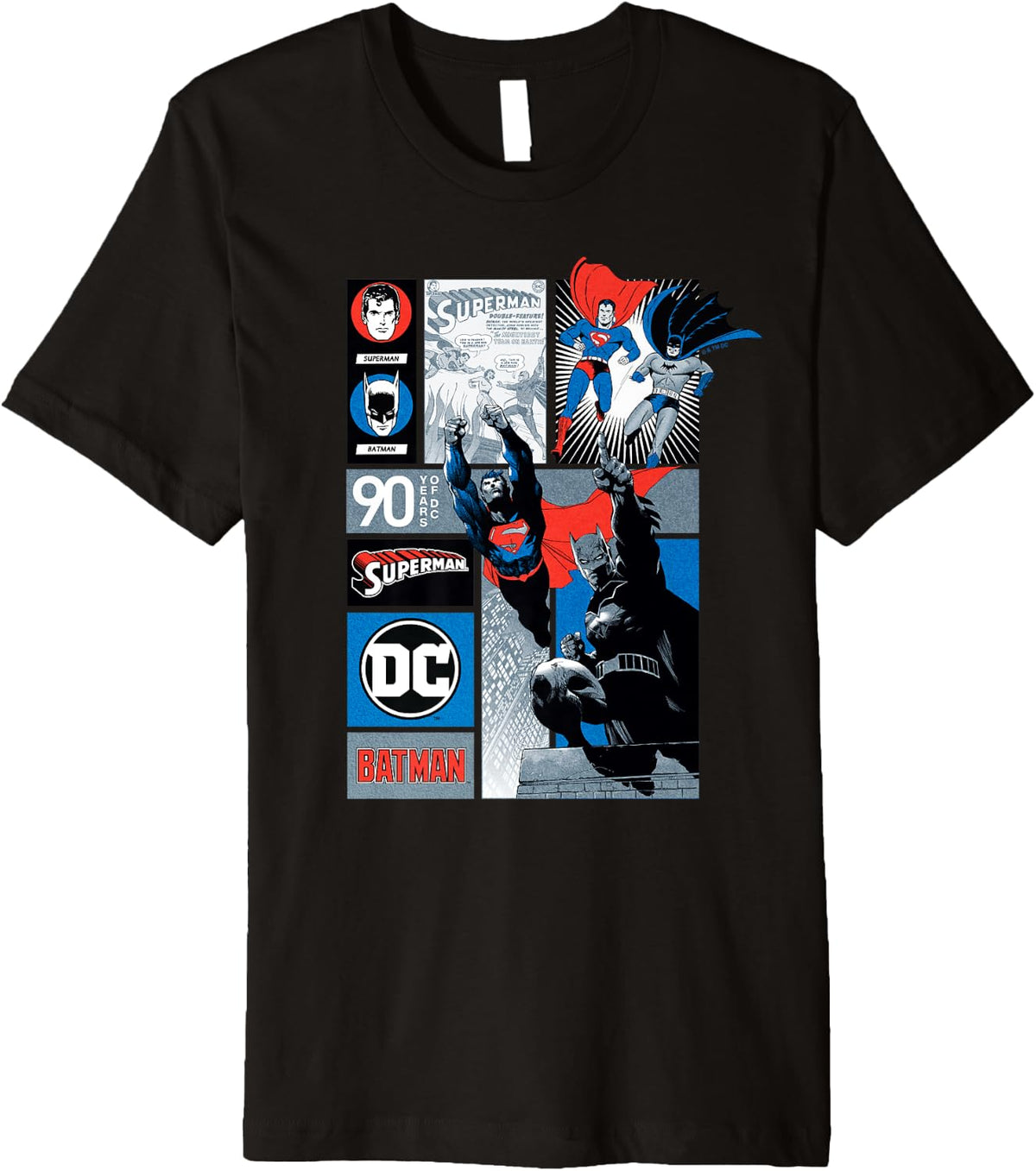 DC Comics Justice League Batman And Superman 90 Years Of DC Premium Apparel Viral TikTok Find Everyday Wear