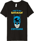 Kids DC Comics Batman This Is My Costume Text Poster Premium Apparel Viral TikTok Find Best Seller Look