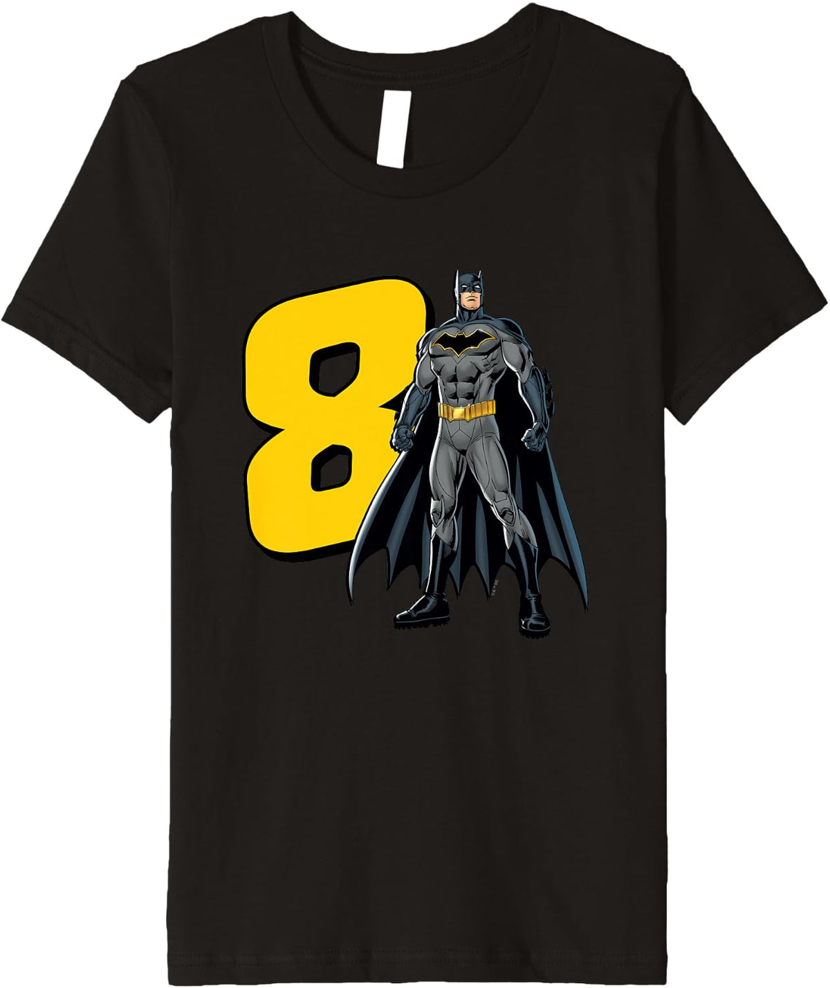 Kids Batman Super Hero 8th Birthday Premium Apparel Streetwear Style Fan Favorite