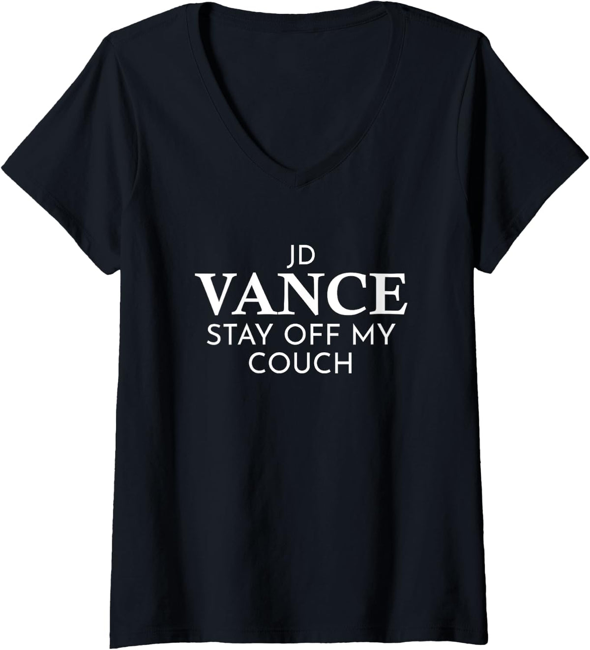 Womens JD Vance - Couch Squatter V-Neck Apparel | Premium Quality