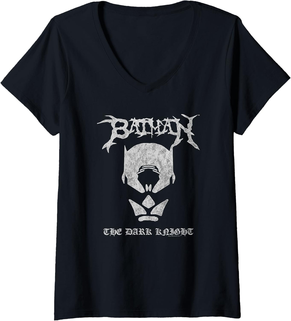 Womens Batman Black Metal V Neck Apparel Viral TikTok Find Fan Favorite