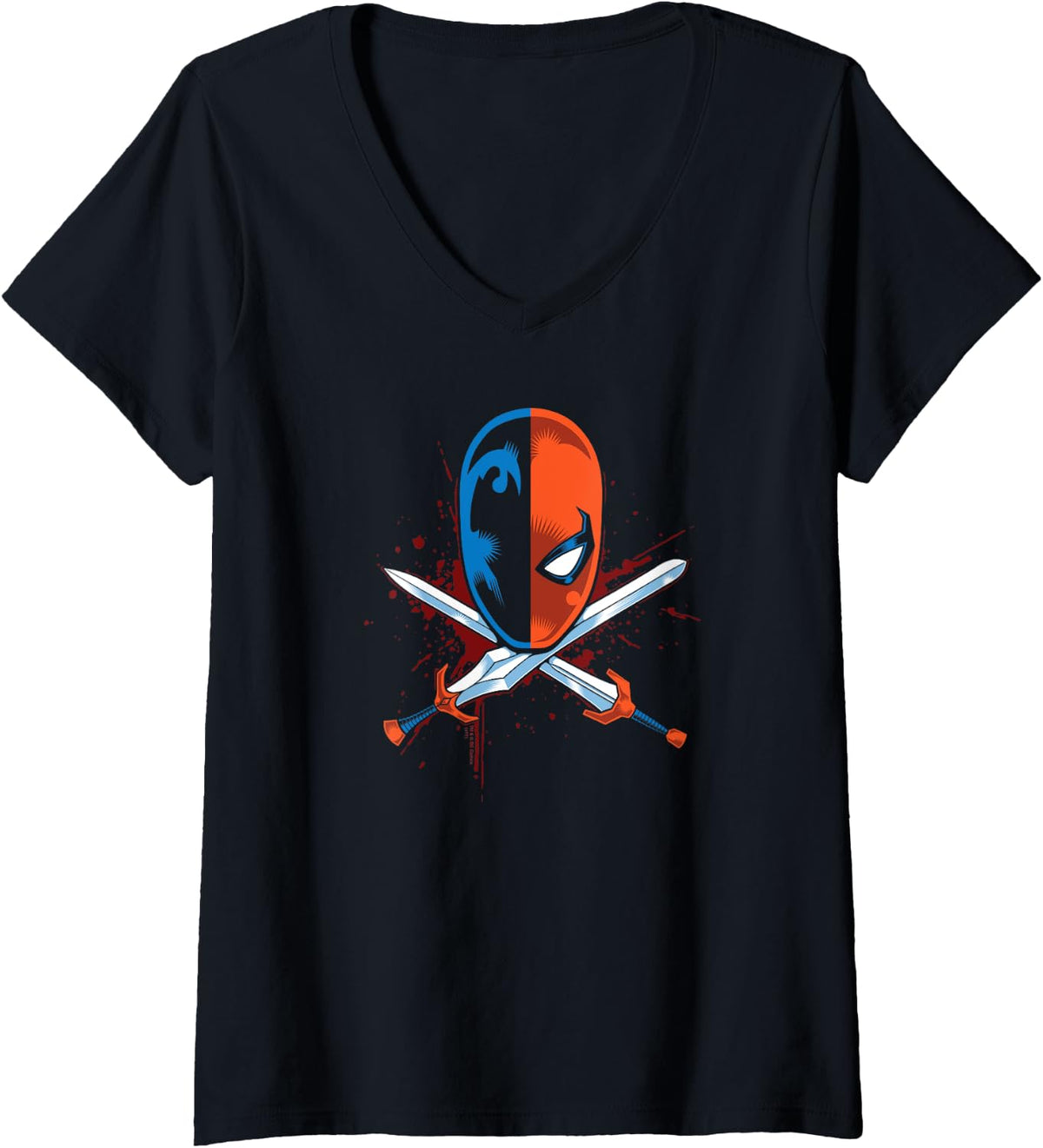 Womens Batman Deathstroke V Neck Apparel Streetwear Style Best Seller Look