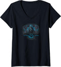 Womens Batman Dark Knight Rises Gothams Dark Knight V Neck Apparel Viral TikTok Find Hot Right Now