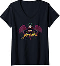Womens Batman Batgirl Power Pose V Neck Apparel Streetwear Style Hot Right Now