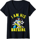 Womens DC Comics Batman His Batgirl V Neck Apparel Streetwear Style Everyday Wear