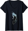 WB100 DC Comics Batman Watercolor Dark Knight Portrait V Neck Apparel Viral TikTok Find Fan Favorite