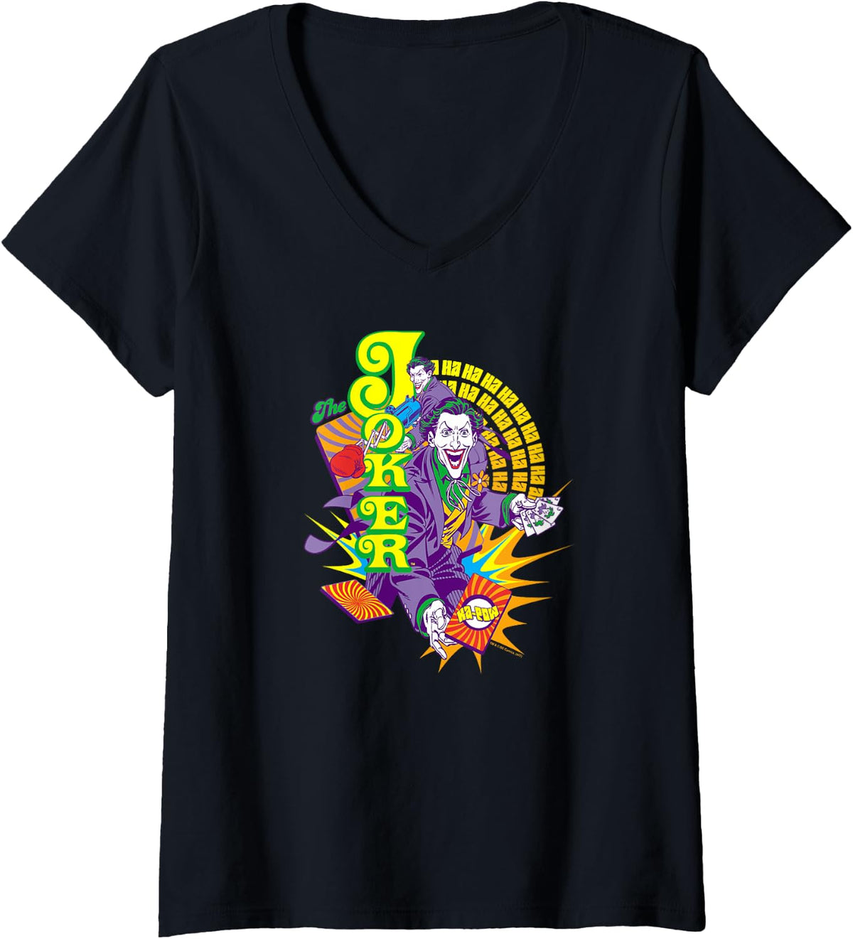 Womens Batman The Joker Raw Deal V Neck Apparel Trending US Best Seller Look