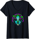 Womens Batman Joker Hahaha V Neck Apparel Streetwear Style Everyday Wear