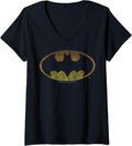 DC Comics Batman Color Bat Chest C1 V Neck Apparel Streetwear Style Best Seller Look