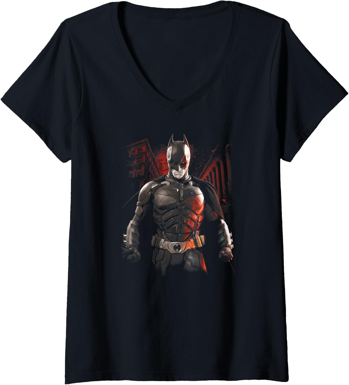 Womens Batman Dark Knight Rises Batman Battleground V Neck Apparel Viral TikTok Find Best Seller Look