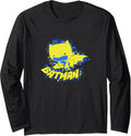 DC Comics Batman Vintage Kawaii Yellow Blue Comic Hero Long Sleeve Long Sleeve T Shirt Streetwear Style US Top Pick