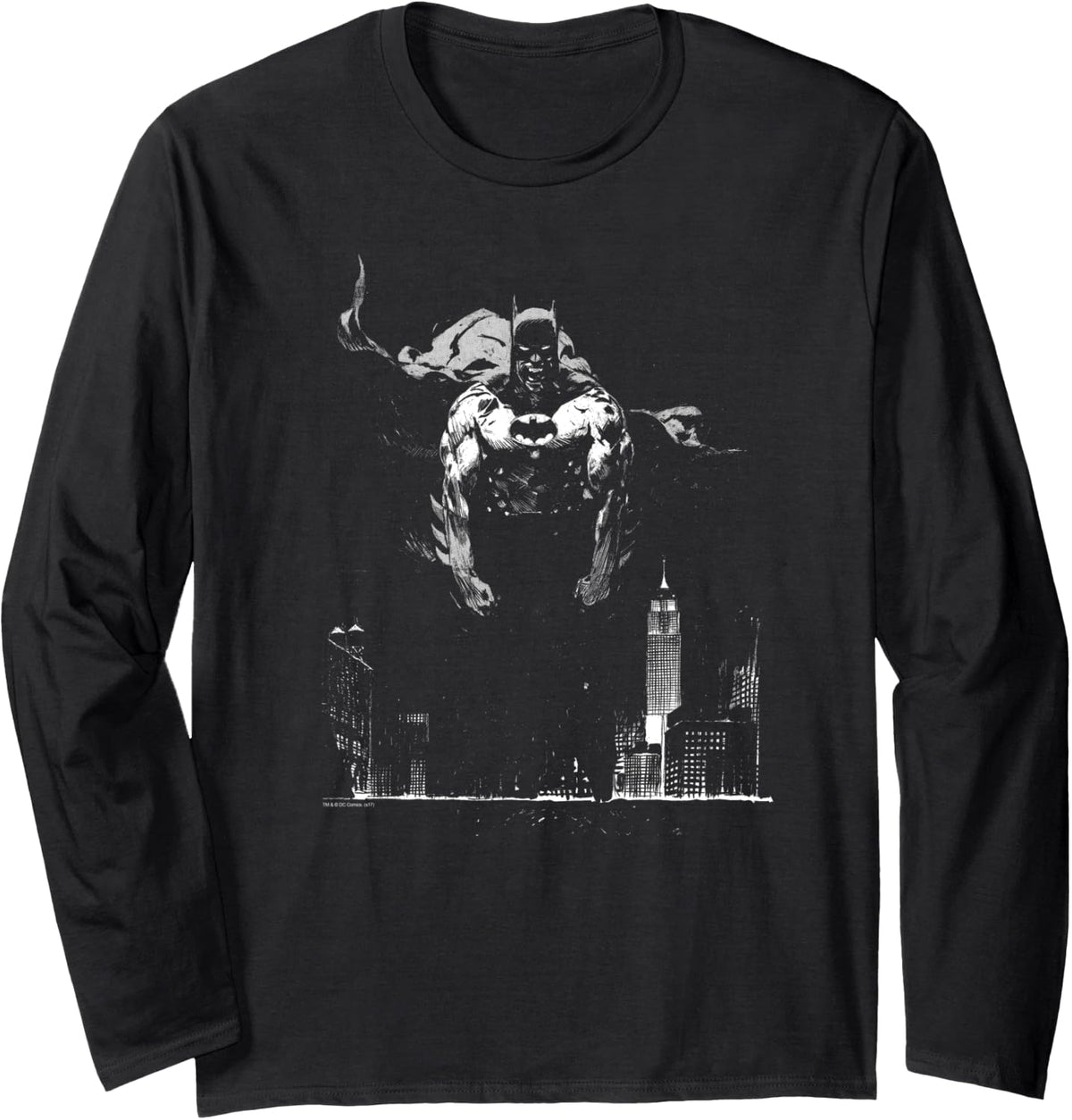 Batman Dirty City Long Sleeve Long Sleeve T Shirt High Search Demand Best Seller Look
