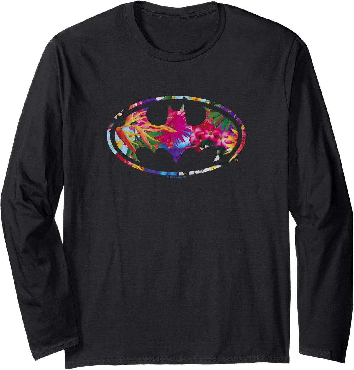 Batman Hawaiian Shield Long Sleeve Long Sleeve T Shirt Streetwear Style Fan Favorite
