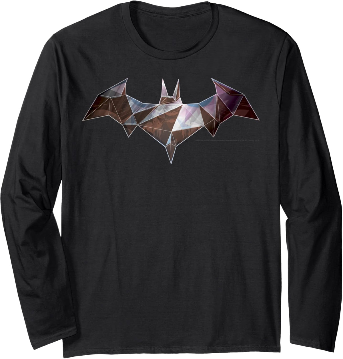 DC Comics Batman Geometric Classic Logo Long Sleeve Long Sleeve T Shirt Viral TikTok Find Best Seller Look