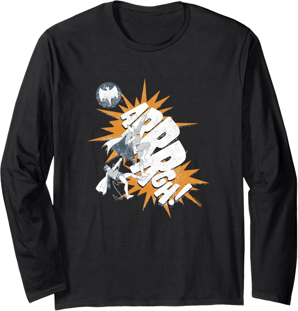 Batman Vintage Classic Arrrgh Batman Robin Comic Heroes Long Sleeve Long Sleeve T Shirt Streetwear Style US Top Pick
