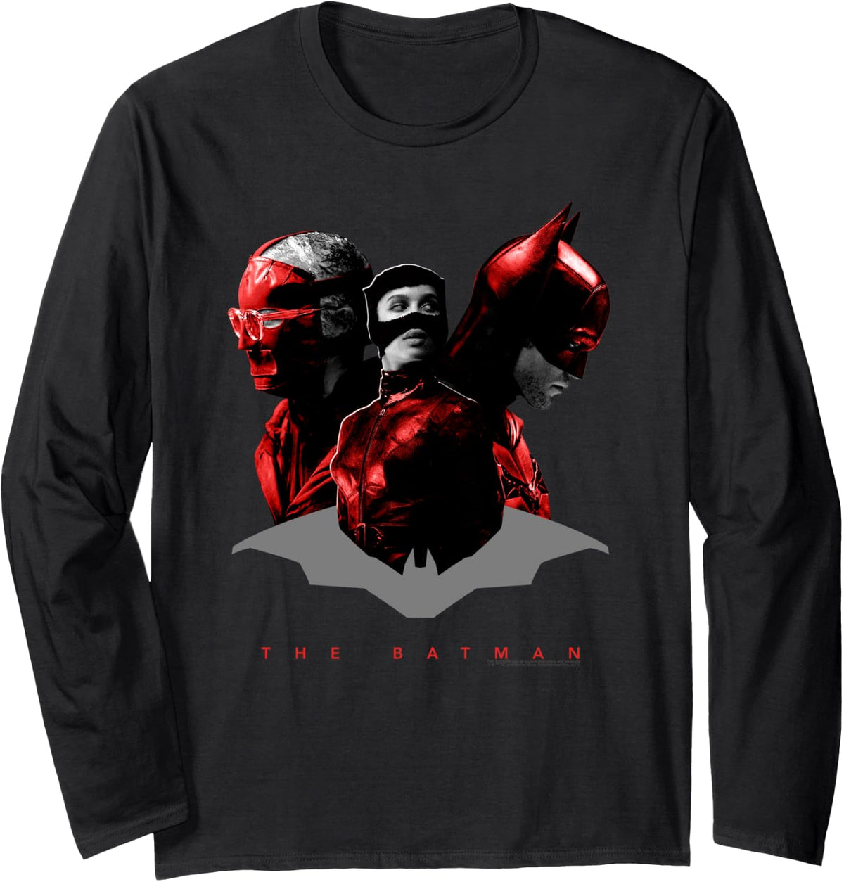 The Batman Catwoman and The Riddler Long Sleeve Long Sleeve T Shirt High Search Demand US Top Pick