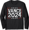 JD Vance 2024 VP Vice President Long Sleeve Apparel | Premium Quality