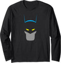 Batman Simplified Longsleeve T Shirt Long Sleeve Long Sleeve T Shirt Premium Print Fan Favorite