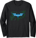 Batman Dark Knight Tech Shield Longsleeve T Shirt Long Sleeve Long Sleeve T Shirt Viral TikTok Find Hot Right Now