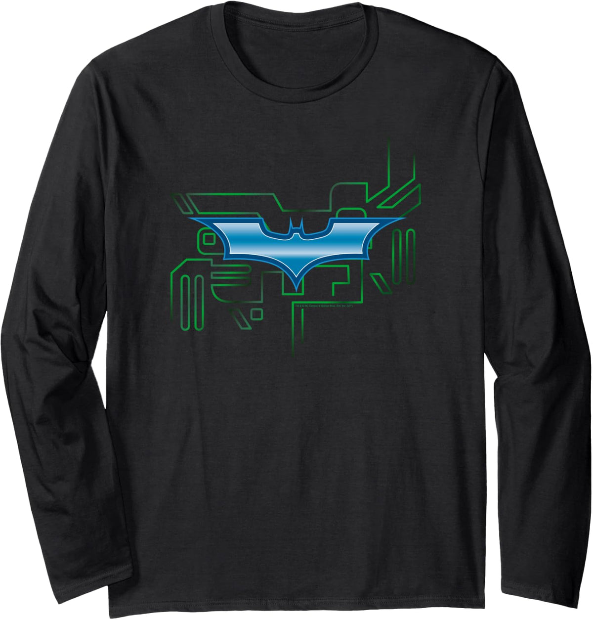 Batman Dark Knight Tech Shield Longsleeve T Shirt Long Sleeve Long Sleeve T Shirt Viral TikTok Find Hot Right Now